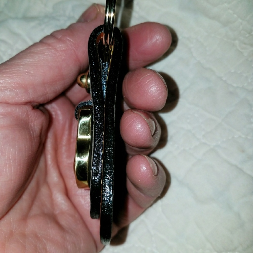 Rare Nubuck Dooney & Bourke vtg key ring - Picture 5 of 8